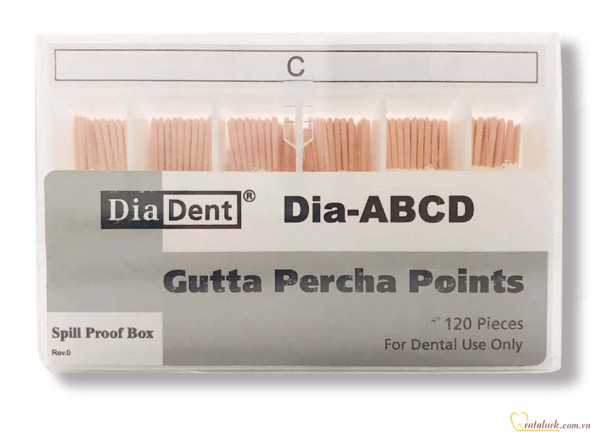 Cone phụ Diadent Gutta Percha C (120c/hộp) Cone phụ Diadent Gutta Percha C (120c/hộp)