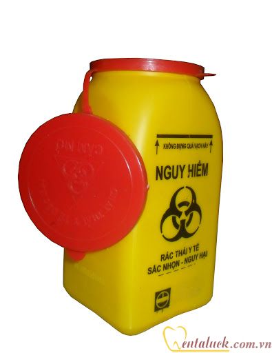 Hộp lớn đựng vật sắc nhọn y tế Hộp lớn đựng vật sắc nhọn y tế
